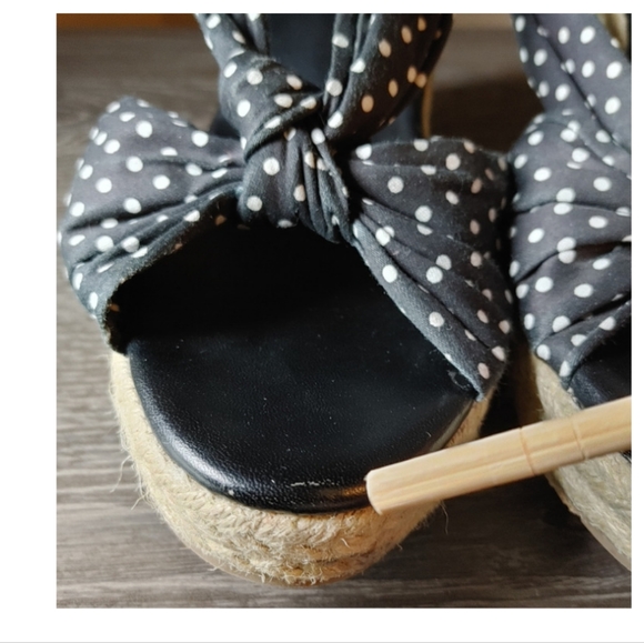 Laura Ashley espadrille wedge shoes Size 9.5 - Picture 5 of 8